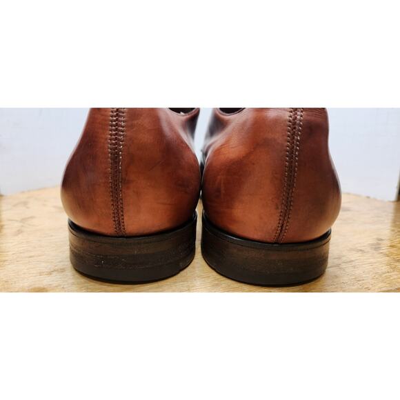 Edward Green Double Monk Strap Cap Toe Shoes Calf Leather 202 Last US 12
